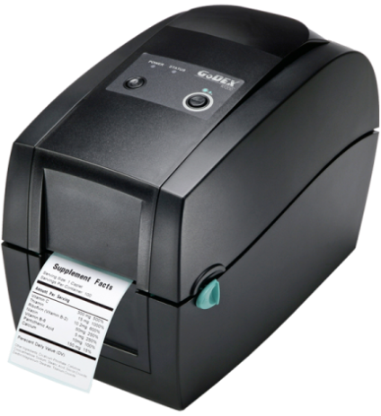 Принтер этикеток Godex RT230, 300 dpi, USB 2.0, RS-232, Ethernet
